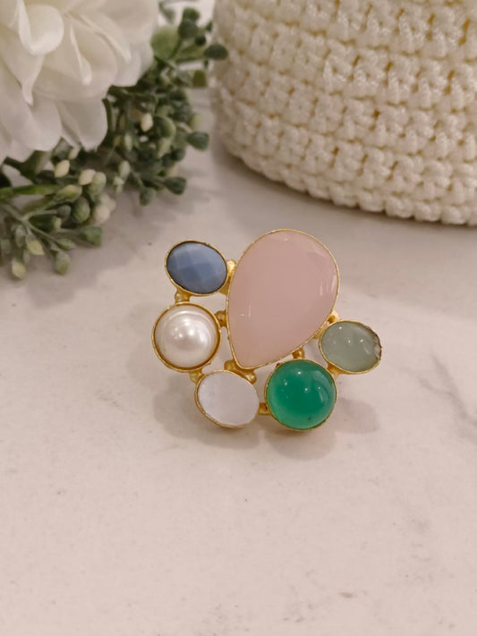 MULTI CATALINA SEMI PRECIOUS RING