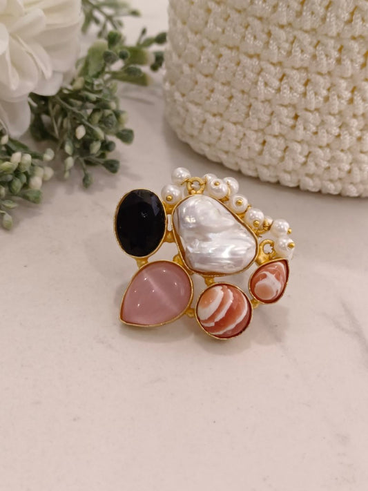 MULTI ALLEGRA SEMI PRECIOUS RING