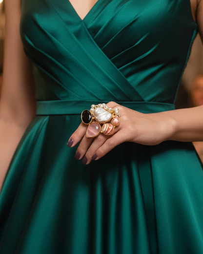 MULTI ALLEGRA SEMI PRECIOUS RING