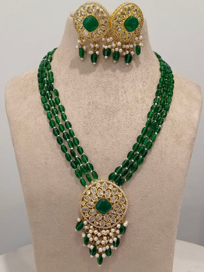 GREEN NATALIA JEWELLERY SET