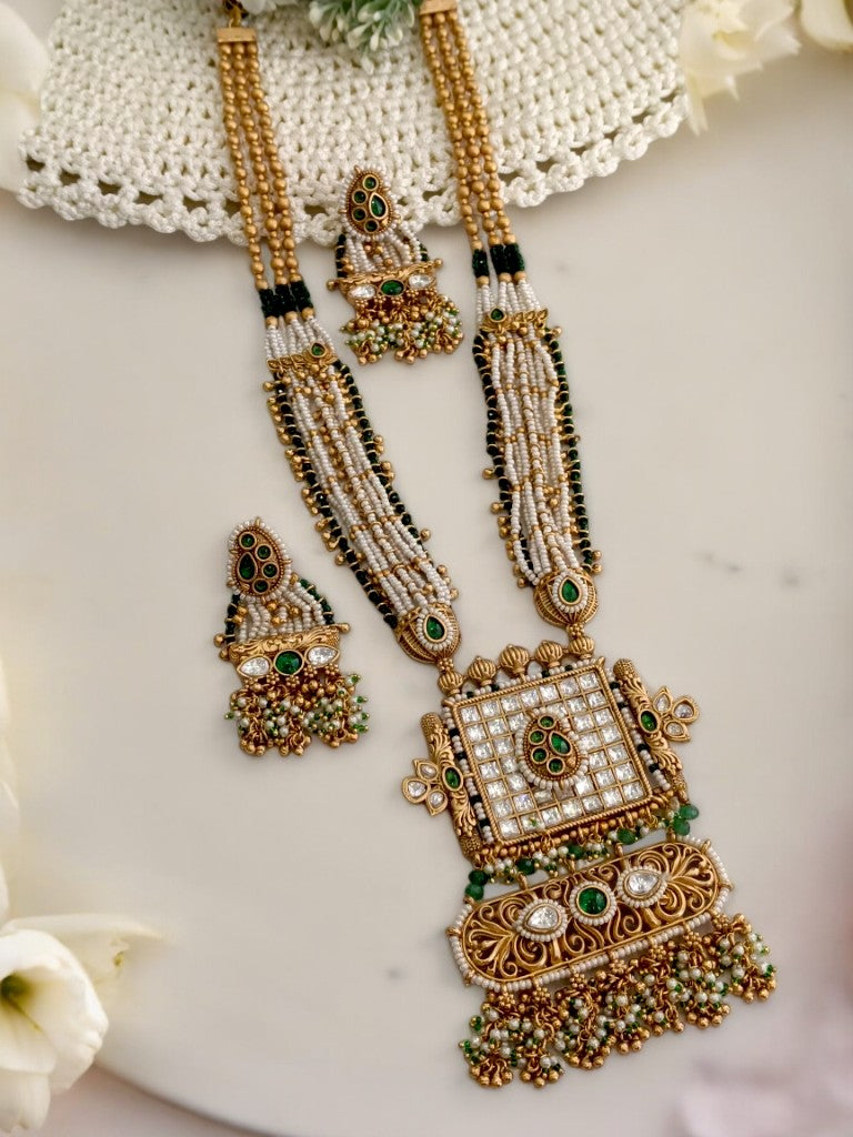 GREEN JIVITA JEWELLERY SET