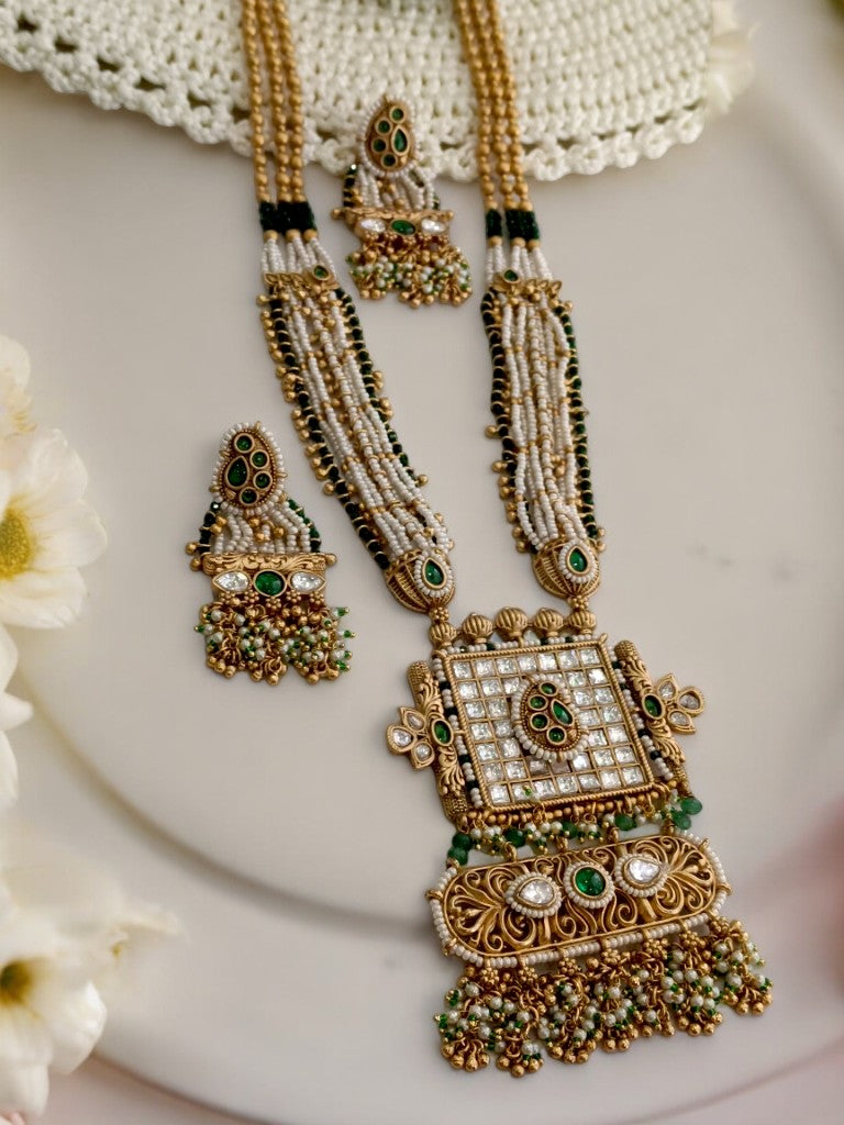 GREEN JIVITA JEWELLERY SET