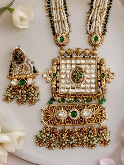 GREEN JIVITA JEWELLERY SET