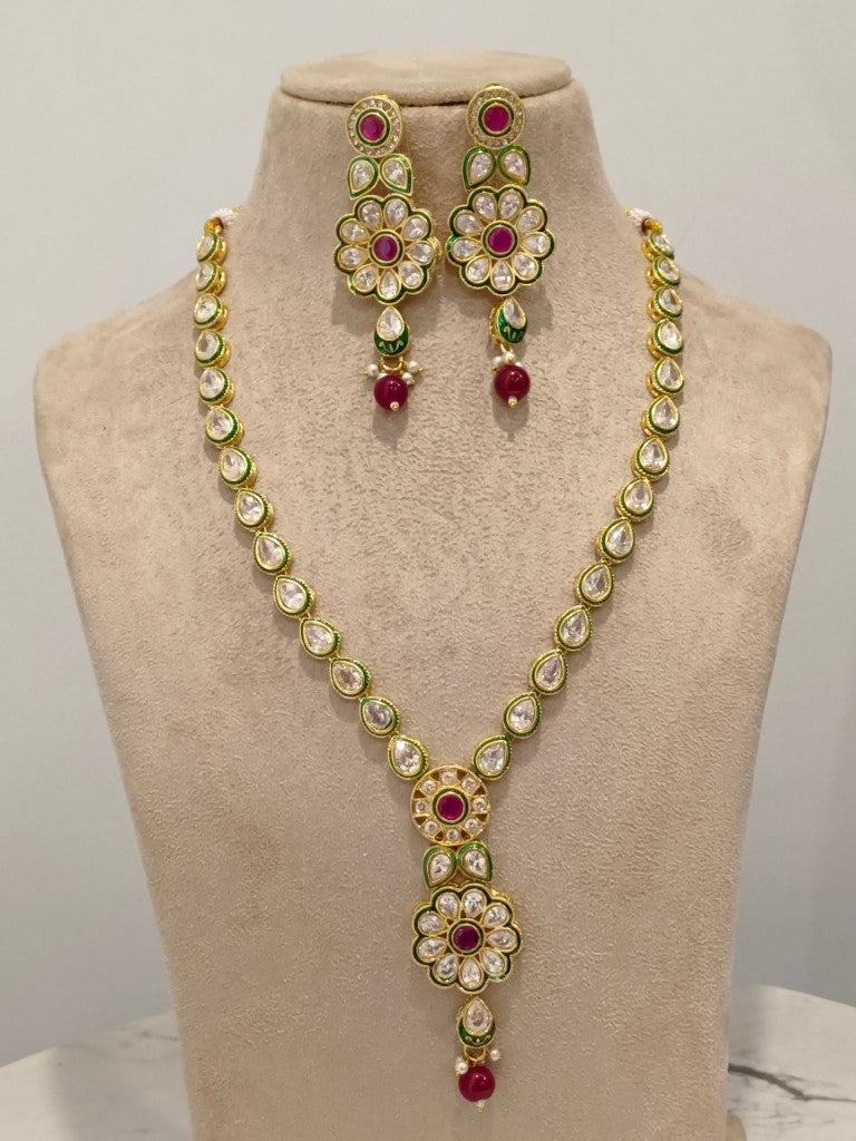 RUBY AARADHYA JEWELLERY SET