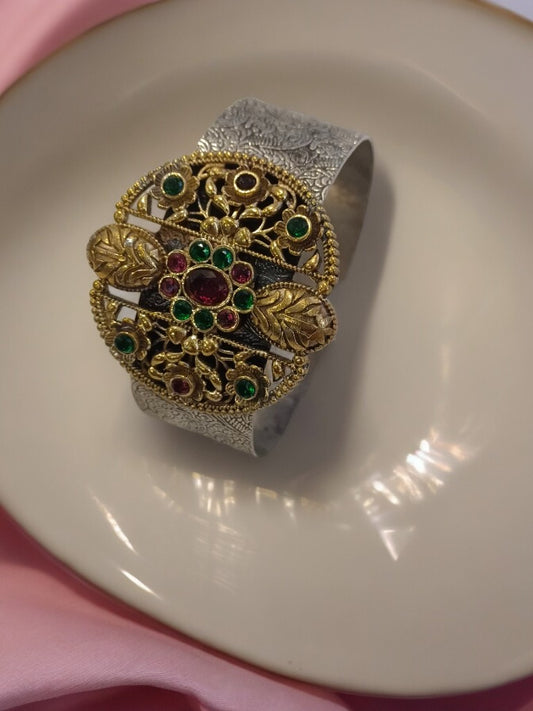 MULTI MIHIRA GERMAN SILVER BANGLE