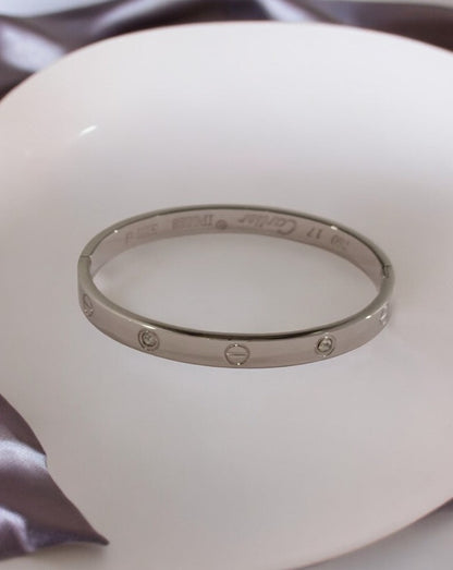 SILVER DIAMOND CARTIER ORVIN BRACELET