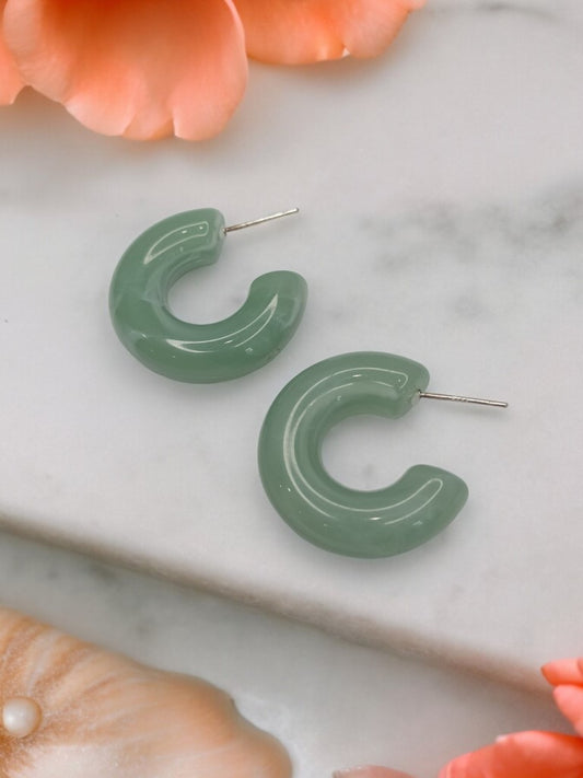 SEA GREEN AMY EARRINGS