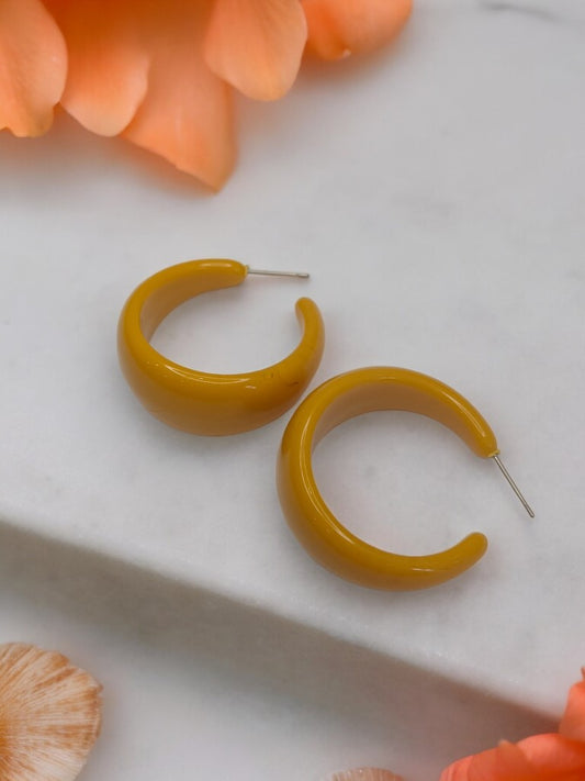 YELLOW AMY EARRINGS