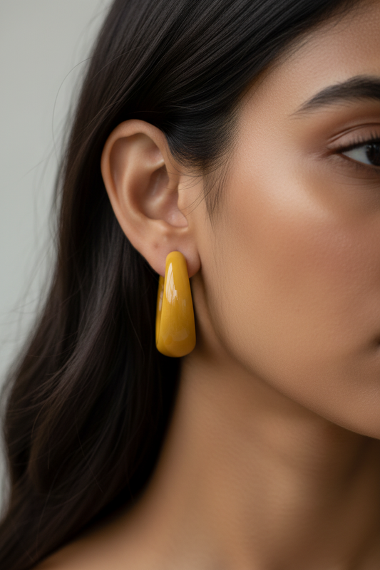 YELLOW SEA GREEN AMY EARRINGS