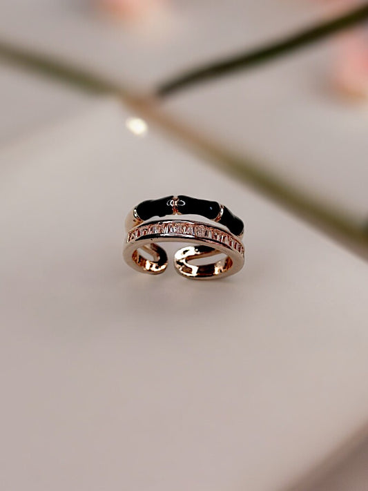 ROSE GOLD DIAMOND FIONNE RING