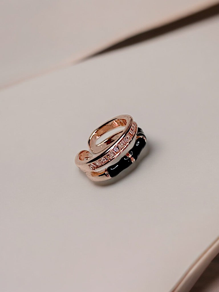 ROSE GOLD DIAMOND FIONNE RING