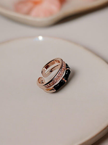 ROSE GOLD DIAMOND FIONNE RING