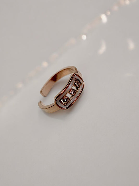 ROSE GOLD DIAMOND HADAR RING