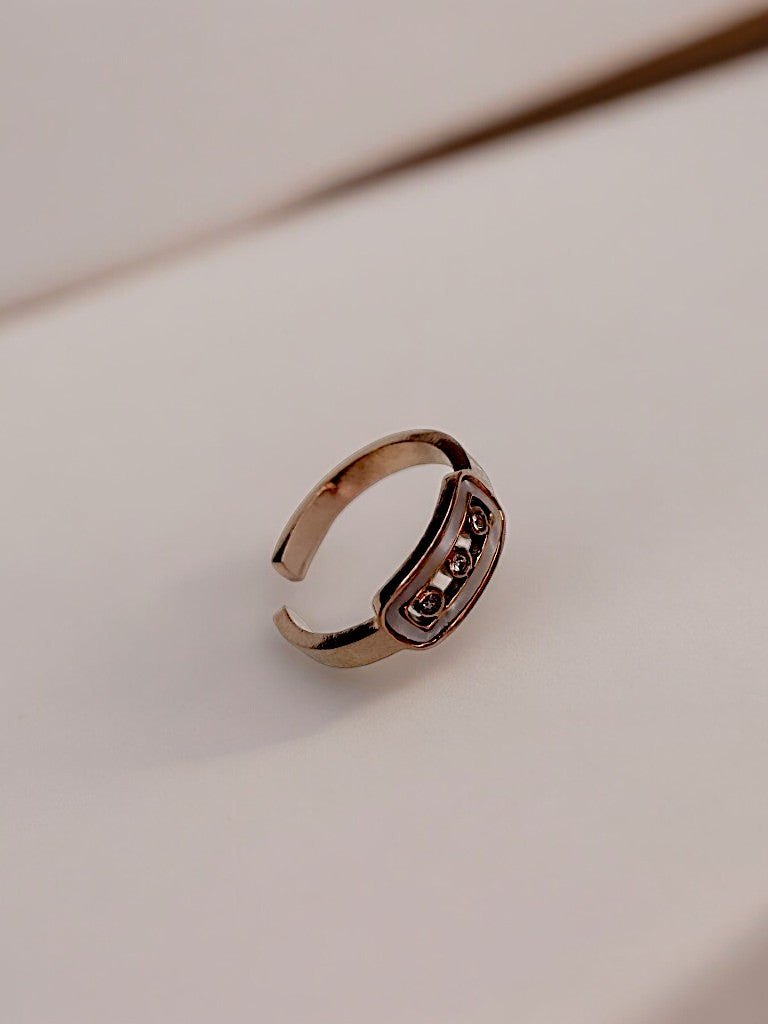 ROSE GOLD DIAMOND HADAR RING