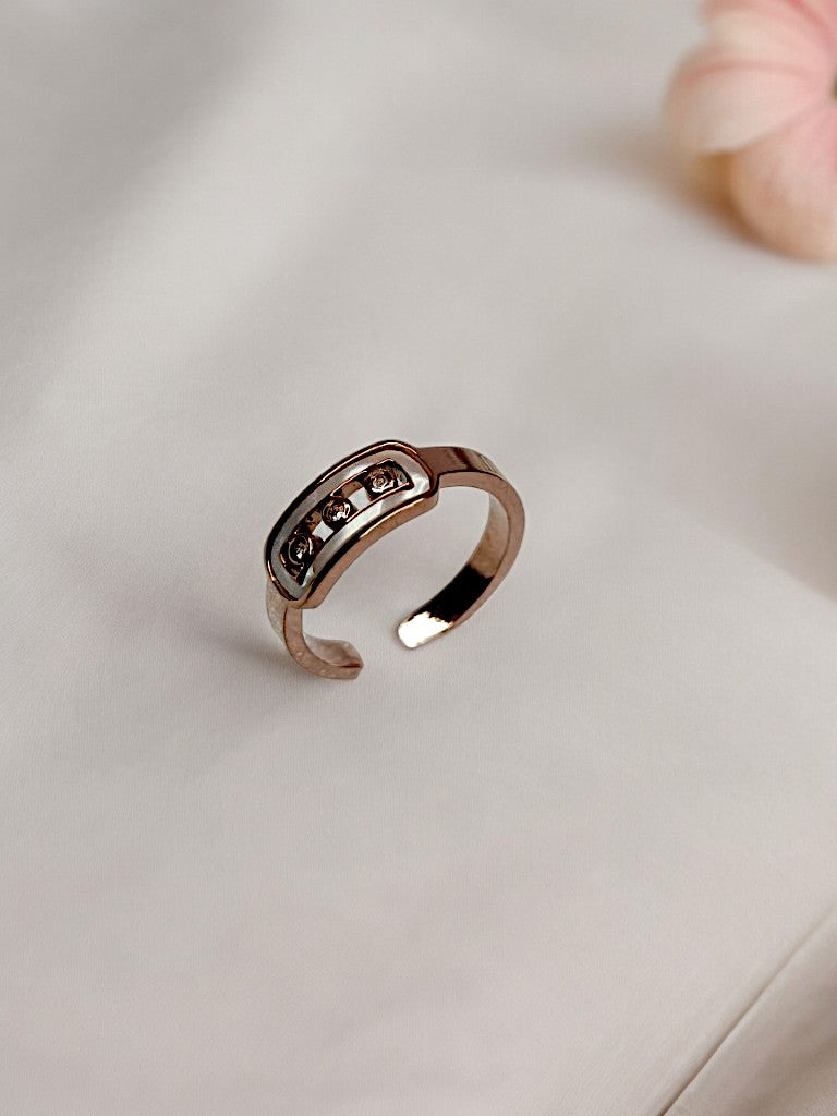 ROSE GOLD DIAMOND HADAR RING