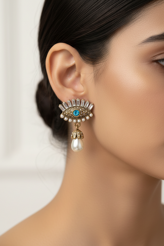 HANGING PEARL BELINDA EARRING