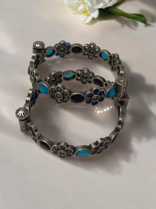 LEKSHA GERMAN SILVER BANGLE