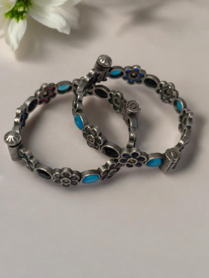 LEKSHA GERMAN SILVER BANGLE