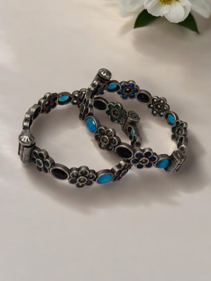 LEKSHA GERMAN SILVER BANGLE