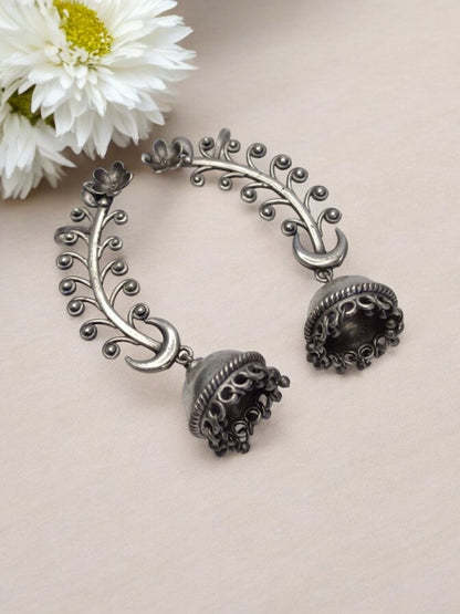RITHYAA GERMAN SILVER EARRINGS