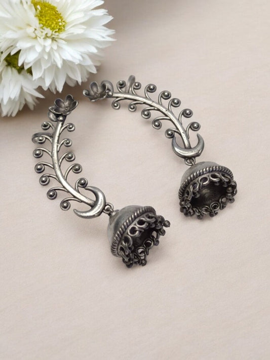 RITHYAA GERMAN SILVER EARRINGS