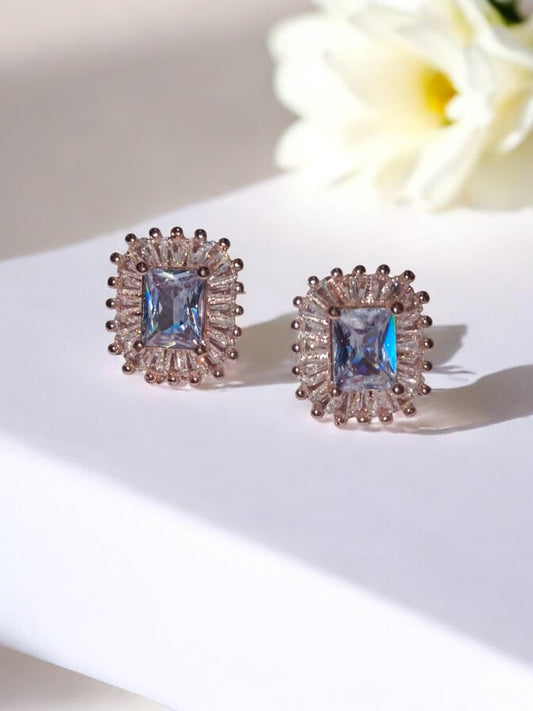 ROSE GOLD DIAMOND KASHIMI EARRINGS