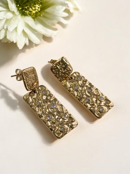 GOLD DIAMOND ALICIE EARRINGS