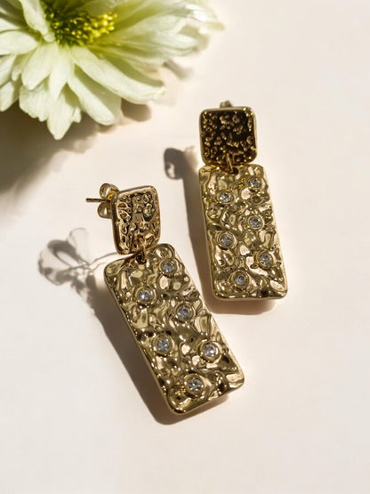 GOLD DIAMOND ALICIE EARRINGS
