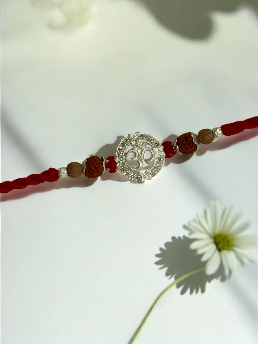 OM SHARVANI PURE SILVER RAKHI