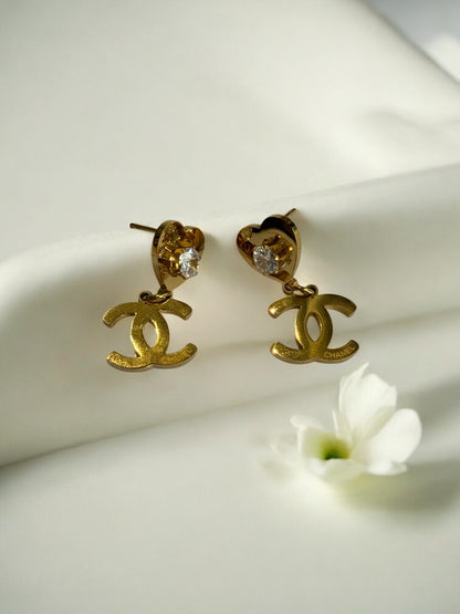 GOLDEN OAKLYNN BRACELET AND EARRING (COMBO)