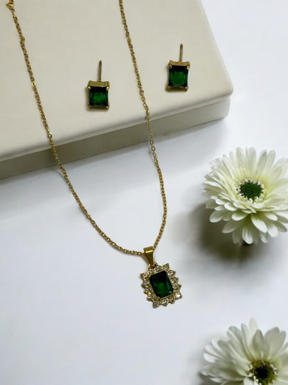 GREEN DIAMOND MICAHYN NECKLACE
