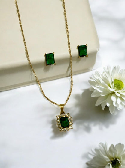 GREEN DIAMOND MICAHYN NECKLACE