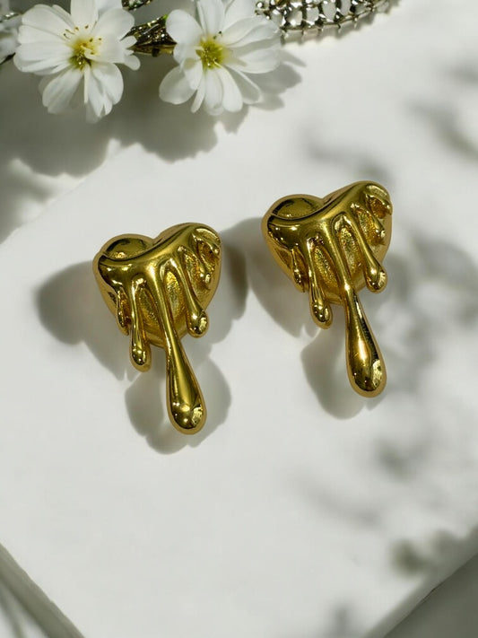 GOLDEN RAIN DROP SEBA EARRINGS