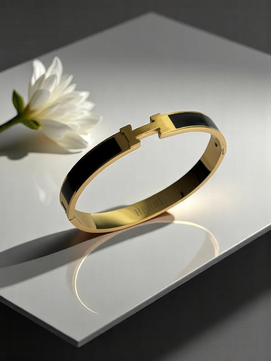 BLACK HERMES ADAM BRACELET