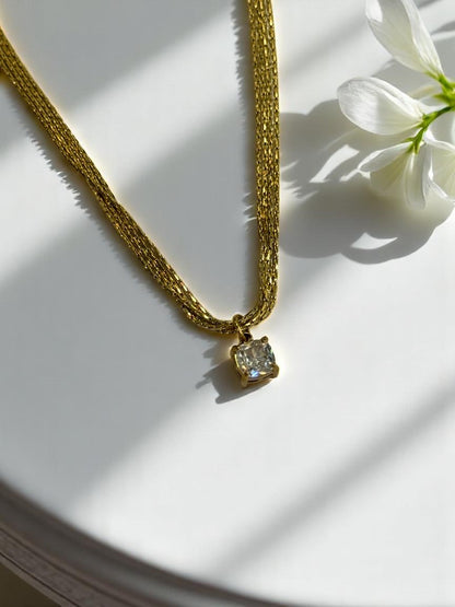 GOLDEN ONE DIAMOND JASON NECKLACE