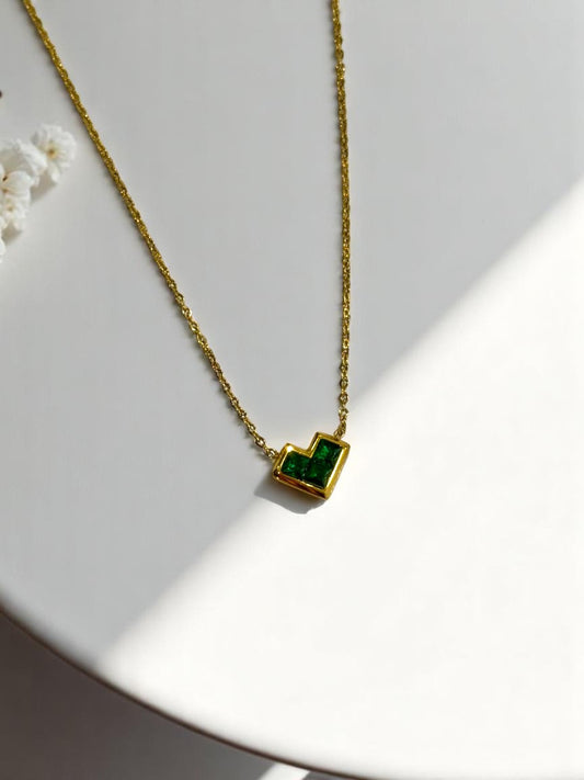 GREEN DIAMOND LUIS NECKLACE