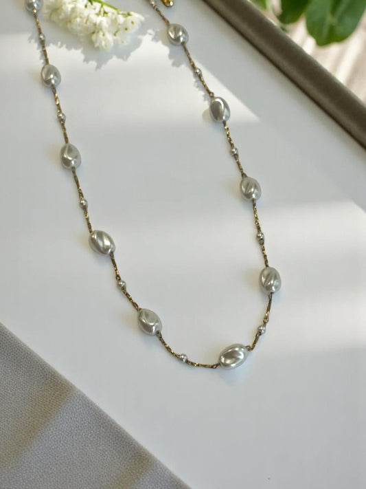 PEARL ENZO NECKLACE