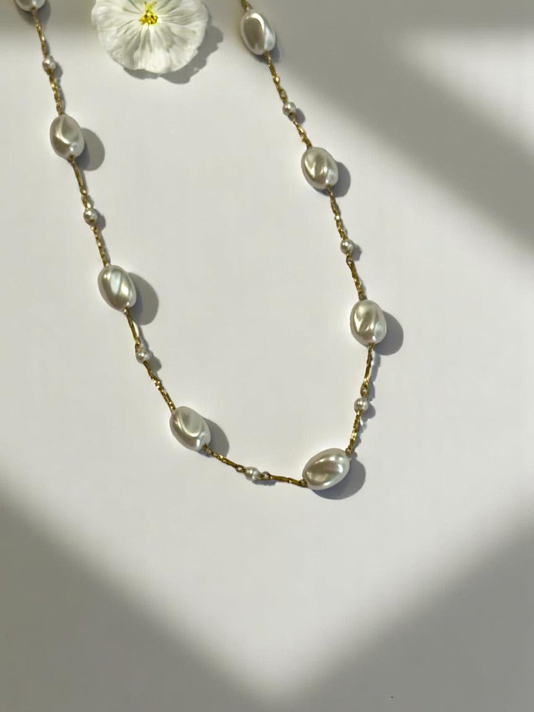 PEARL ENZO NECKLACE