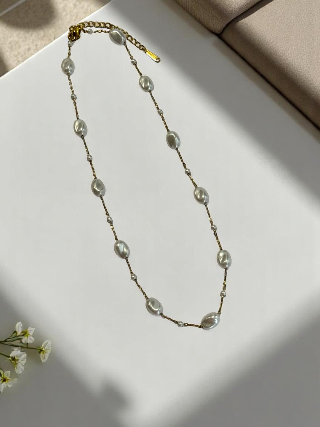 PEARL ENZO NECKLACE