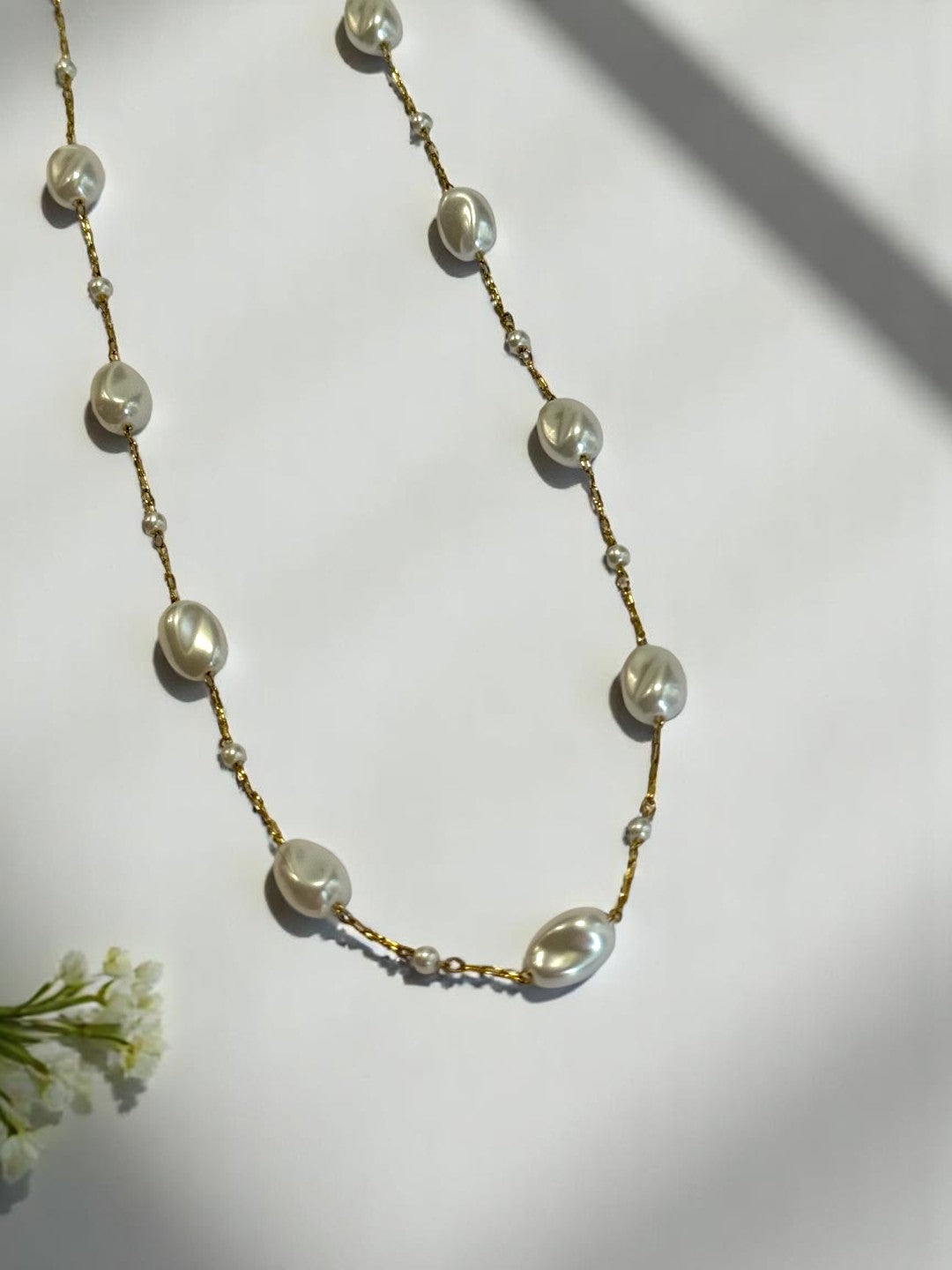 PEARL ENZO NECKLACE