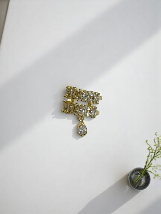 GOLDEN DIAMOND KAYDEN EAR CUFF