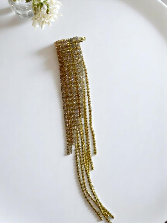 GOLDEN DIAMOND HARRIS EAR CUFF