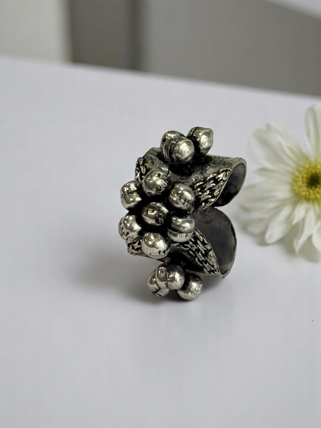 SILVER CHAHNA GERMAN SILVER RING