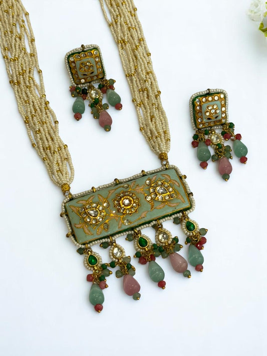 MULTI HRITIKA THAPPA JADAU JEWELLERY SET