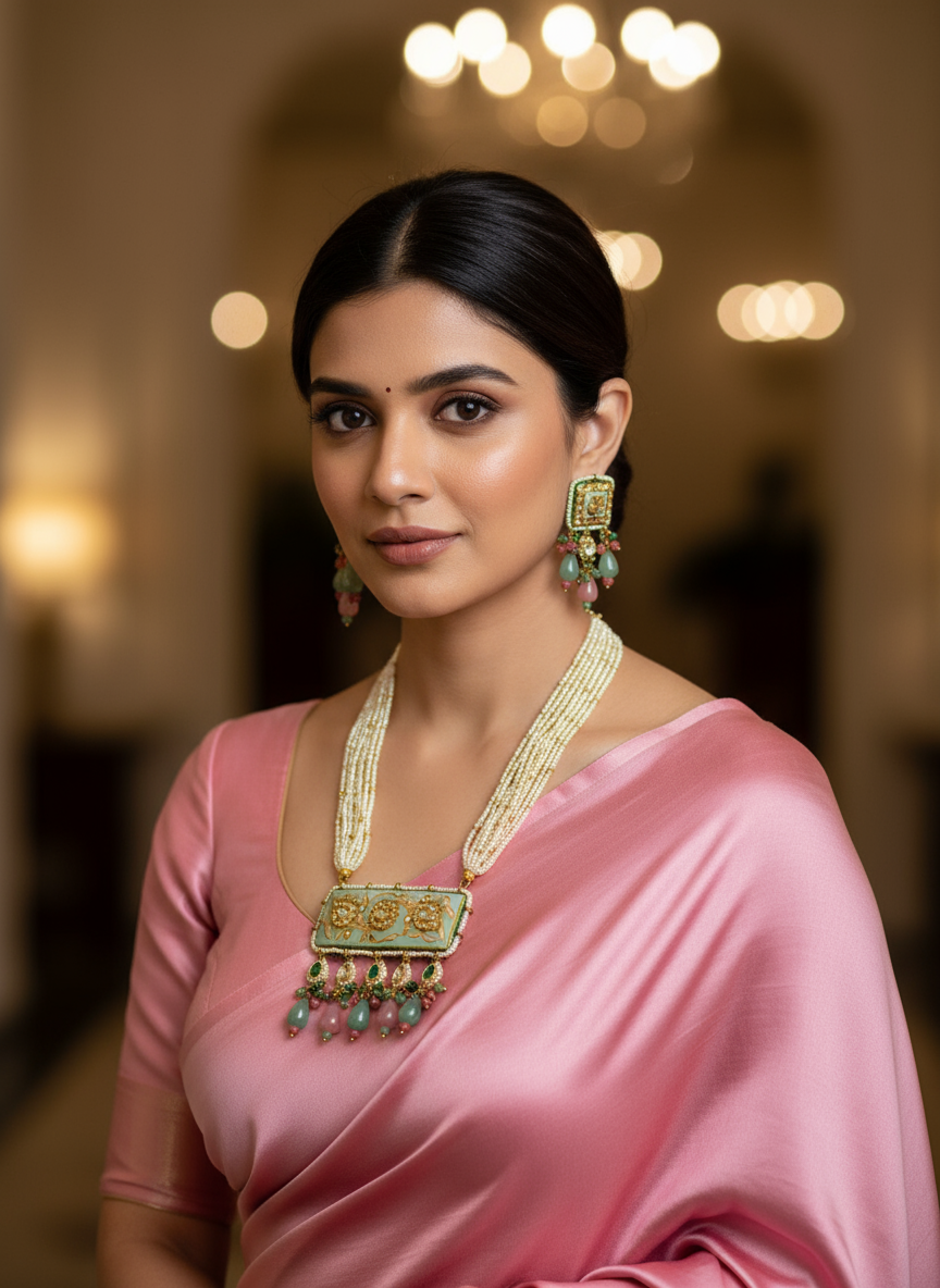 MULTI HRITIKA THAPPA JADAU JEWELLERY SET