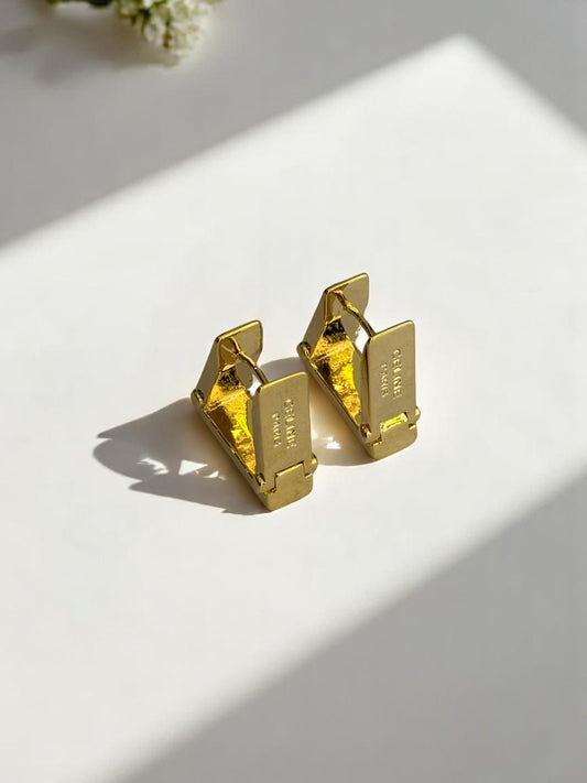 GOLDEN CELINE PARIS FINN EARRINGS