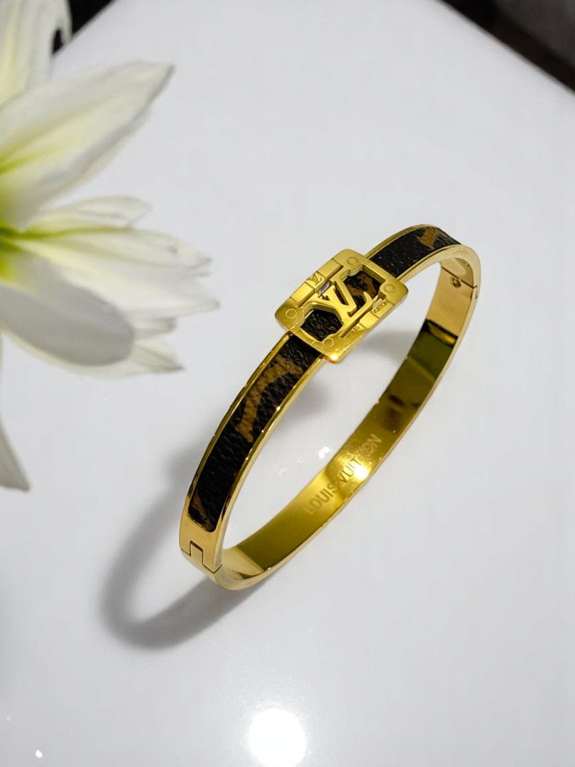 GOLDEN BROWN LV AXWELL BRACELET
