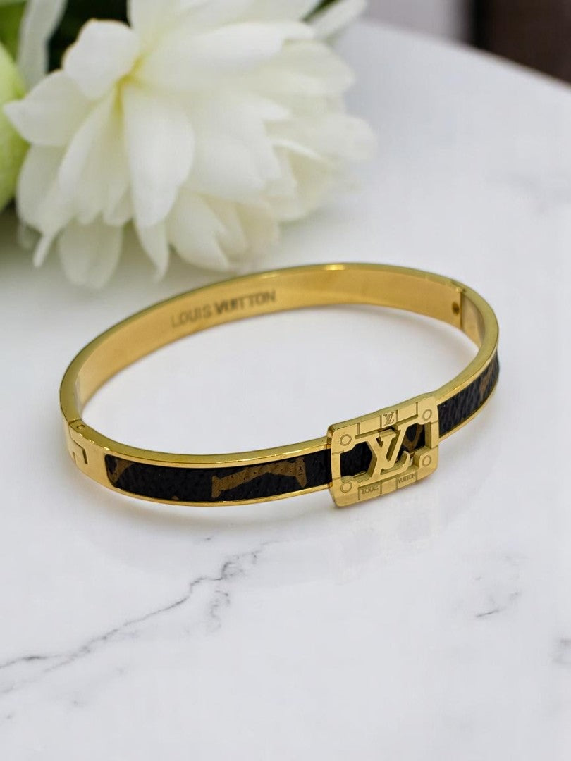 GOLDEN BROWN LV AXWELL BRACELET