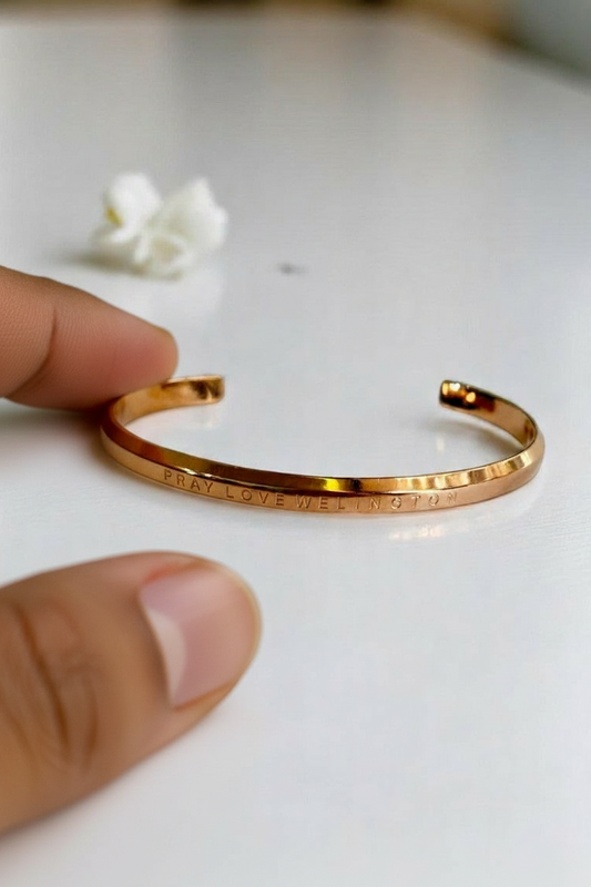 ROSE GOLD DANIEL WELLINGTON FELIX BRACELET (CUFF)