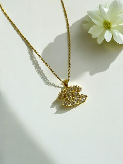 GOLDEN DIAMOND HEMIE NECKLACE